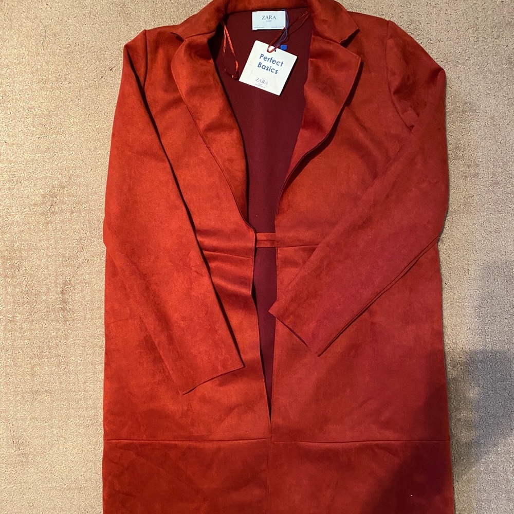 Zara Trench Suede Jacket